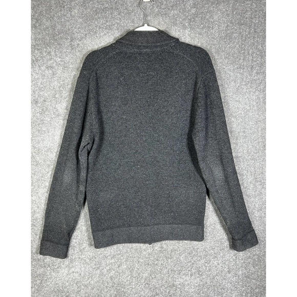 French Connection Wool Blend Button Up Cardigan Sweater Womens Size Medium Gray - Picture 2 of 14